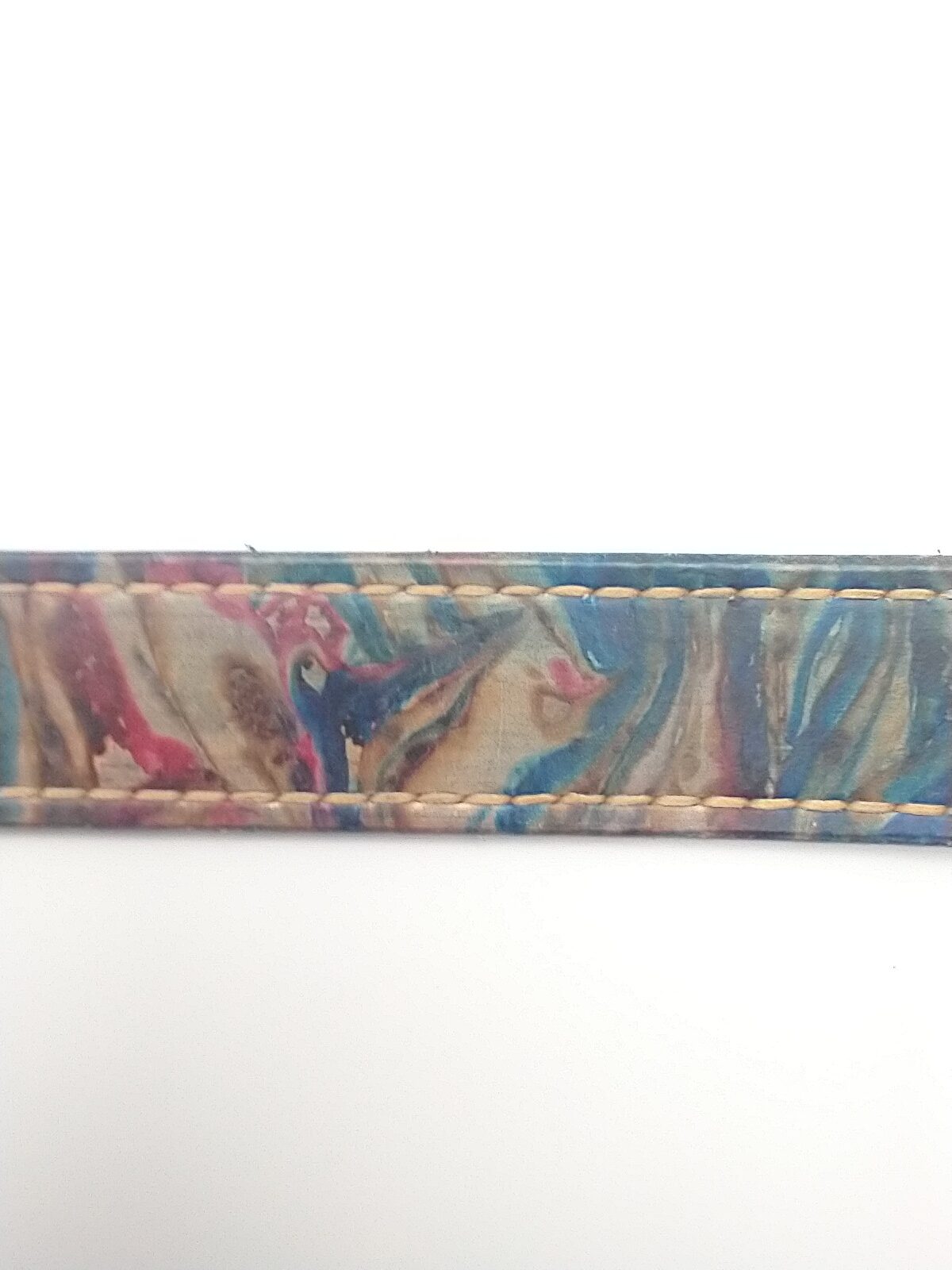 1 1/4″ Marbled hand-stitched belt 34-37″ - Image 2